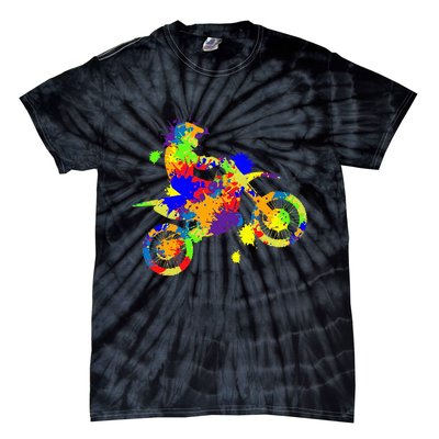 Dirt Bike Rider Motocross Enduro Dirt Biking Tie-Dye T-Shirt