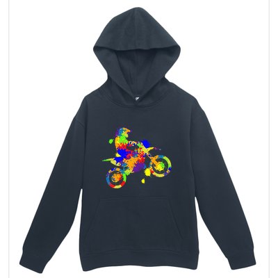 Dirt Bike Rider Motocross Enduro Dirt Biking Urban Pullover Hoodie