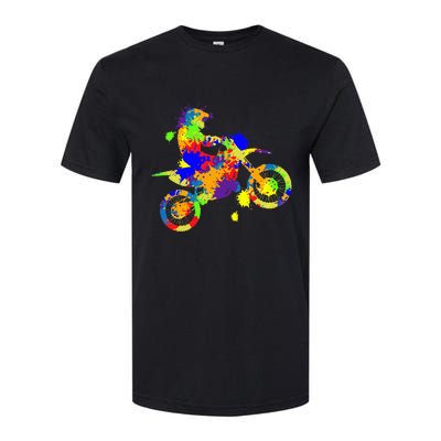 Dirt Bike Rider Motocross Enduro Dirt Biking Softstyle CVC T-Shirt