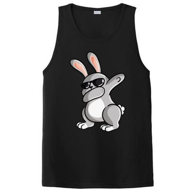 Dabbing Bunny Rabbit Dab Funny Easter Gift Rabbit Lover PosiCharge Competitor Tank