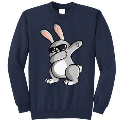 Dabbing Bunny Rabbit Dab Funny Easter Gift Rabbit Lover Sweatshirt