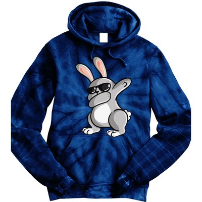 Dabbing Bunny Rabbit Dab Funny Easter Gift Rabbit Lover Tie Dye Hoodie