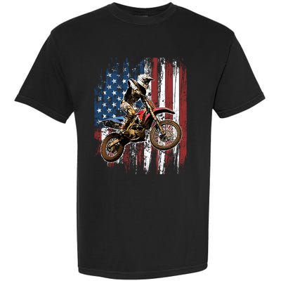 Dirt Bike Racing Motocross Racings Garment-Dyed Heavyweight T-Shirt