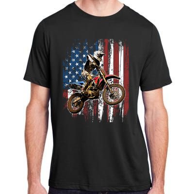 Dirt Bike Racing Motocross Racings Adult ChromaSoft Performance T-Shirt