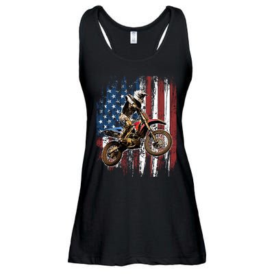 Dirt Bike Racing Motocross Racings Ladies Essential Flowy Tank