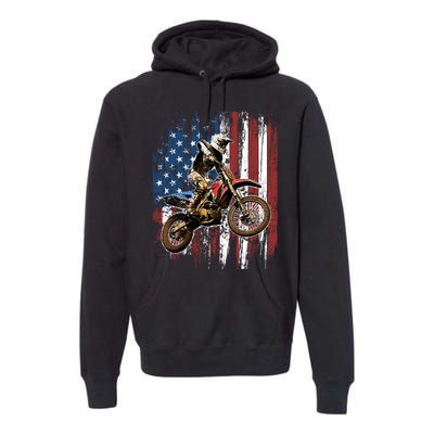 Dirt Bike Racing Motocross Racings Premium Hoodie