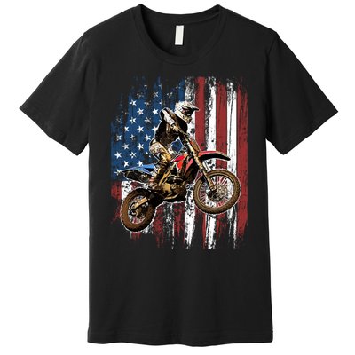 Dirt Bike Racing Motocross Racings Premium T-Shirt