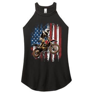 Dirt Bike Racing Motocross Racings Women's Perfect Tri Rocker Tank