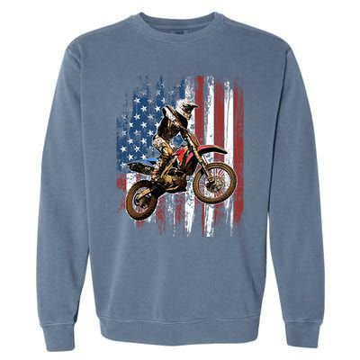 Dirt Bike Racing Motocross Racings Garment-Dyed Sweatshirt