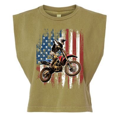 Dirt Bike Racing Motocross Racings Garment-Dyed Women's Muscle Tee