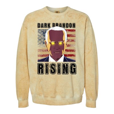 Dark Brandon Rising Meme Colorblast Crewneck Sweatshirt