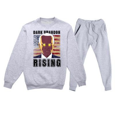 Dark Brandon Rising Meme Premium Crewneck Sweatsuit Set