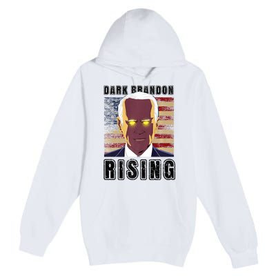 Dark Brandon Rising Meme Premium Pullover Hoodie