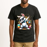 Dabbing Bunny Rabbit Easter Egg Hunting Tall T-Shirt