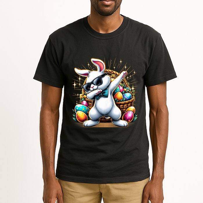 Dabbing Bunny Rabbit Easter Egg Hunting Tall T-Shirt