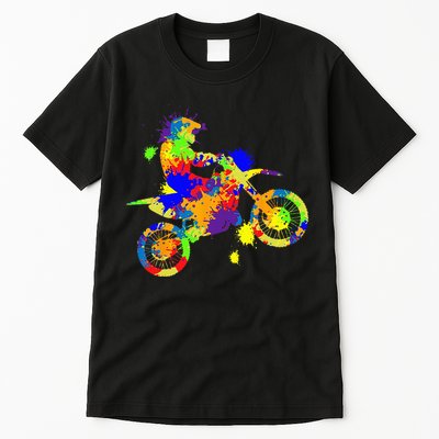 Dirt Bike Rider Motocross Enduro Dirt Biking Tall T-Shirt