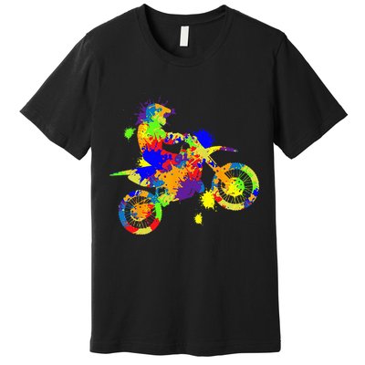 Dirt Bike Rider Motocross Enduro Dirt Biking Premium T-Shirt