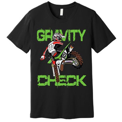 Dirt Bike Rider Motocross Premium T-Shirt