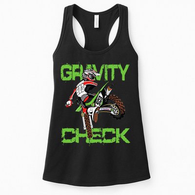 Dirt Bike Rider Motocross Womens Tank Top