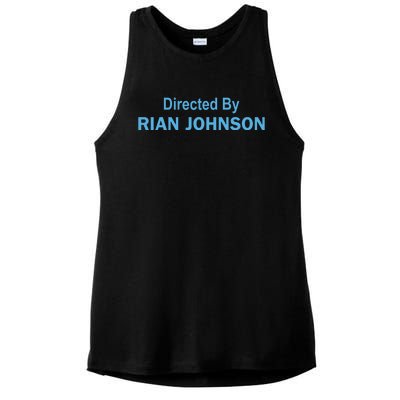 Directed By Rian Johnson Ladies PosiCharge Tri-Blend Wicking Tank