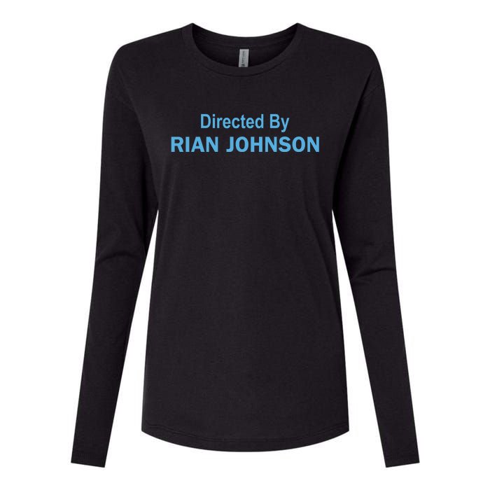 Directed By Rian Johnson Womens Cotton Relaxed Long Sleeve T-Shirt