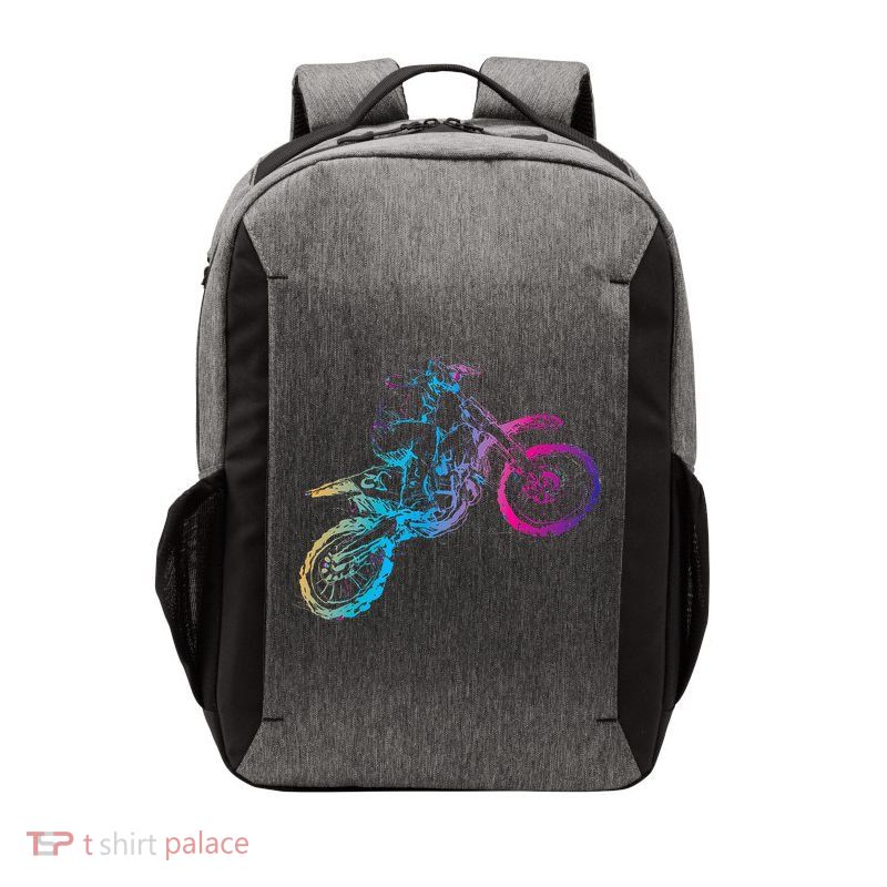 Dirt Bike Riding Motocross Lover Kids Motorcycle Rider Vector Backpack