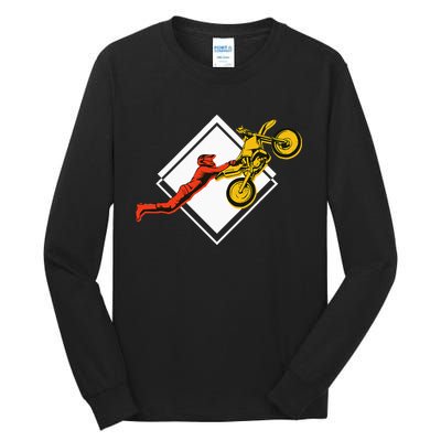 Dirt Bike Riding MX Motocross Supercross Tall Long Sleeve T-Shirt