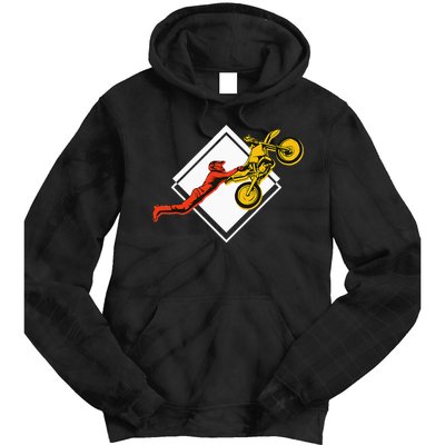 Dirt Bike Riding MX Motocross Supercross Tie Dye Hoodie