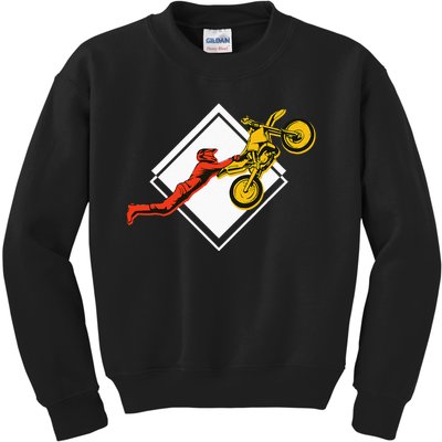 Dirt Bike Riding MX Motocross Supercross Kids Sweatshirt