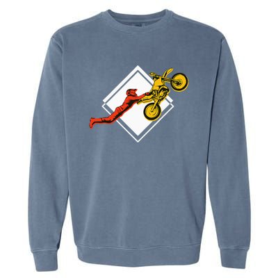 Dirt Bike Riding MX Motocross Supercross Garment-Dyed Sweatshirt