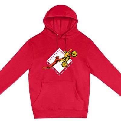 Dirt Bike Riding MX Motocross Supercross Premium Pullover Hoodie