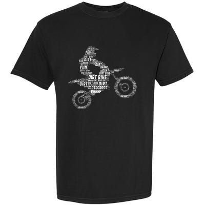 Dirt Bike Rider Motocross Enduro Dirt Biking Garment-Dyed Heavyweight T-Shirt