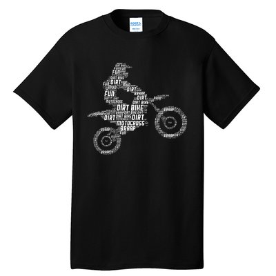 Dirt Bike Rider Motocross Enduro Dirt Biking Tall T-Shirt