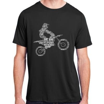 Dirt Bike Rider Motocross Enduro Dirt Biking Adult ChromaSoft Performance T-Shirt