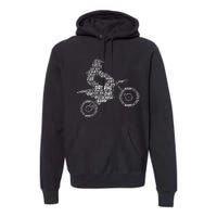 Dirt Bike Rider Motocross Enduro Dirt Biking Premium Hoodie