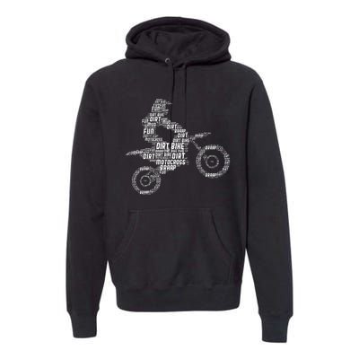 Dirt Bike Rider Motocross Enduro Dirt Biking Premium Hoodie