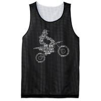 Dirt Bike Rider Motocross Enduro Dirt Biking Mesh Reversible Basketball Jersey Tank