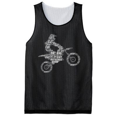 Dirt Bike Rider Motocross Enduro Dirt Biking Mesh Reversible Basketball Jersey Tank