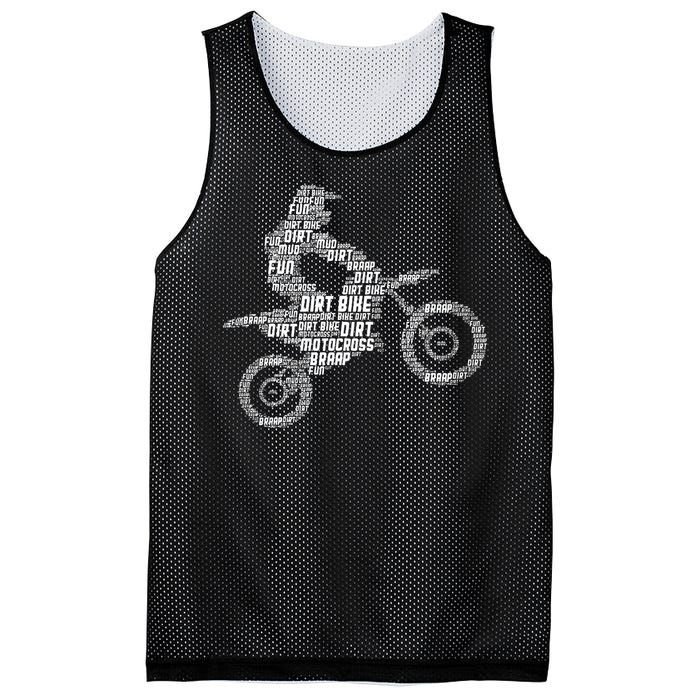 Dirt Bike Rider Motocross Enduro Dirt Biking Mesh Reversible Basketball Jersey Tank