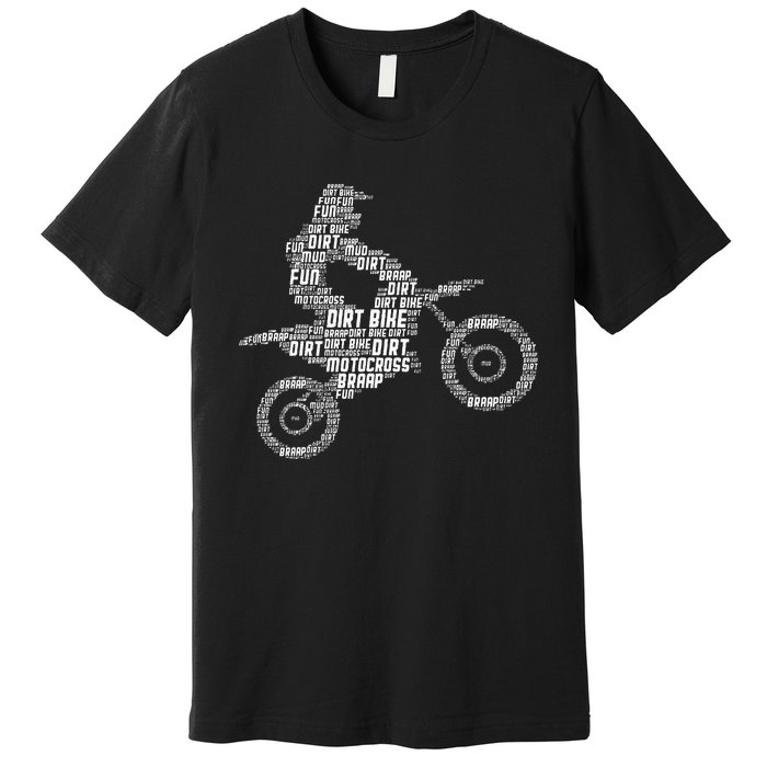 Dirt Bike Rider Motocross Enduro Dirt Biking Premium T-Shirt