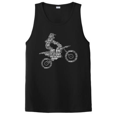 Dirt Bike Rider Motocross Enduro Dirt Biking PosiCharge Competitor Tank