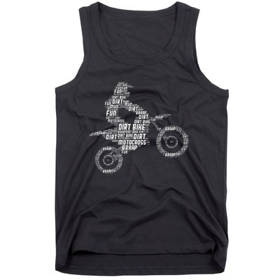 Dirt Bike Rider Motocross Enduro Dirt Biking Tank Top