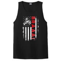 Dirt Bike Racing Usa Us American Flag Botocross PosiCharge Competitor Tank