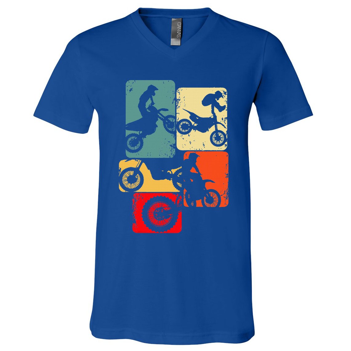 Dirt Bike Rider Motocross Enduro Dirt Biking V-Neck T-Shirt