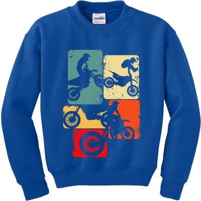 Dirt Bike Rider Motocross Enduro Dirt Biking Kids Sweatshirt