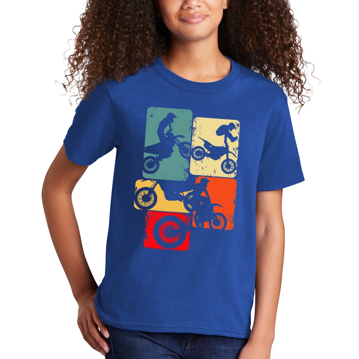 Dirt Bike Rider Motocross Enduro Dirt Biking Kids T-Shirt