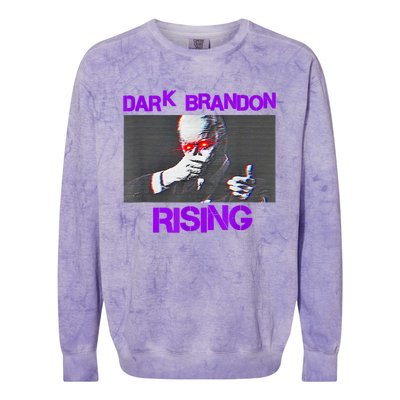 Dark Brandon Rising Saving America Political Colorblast Crewneck Sweatshirt