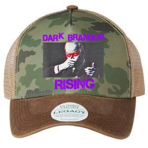 Dark Brandon Rising Saving America Political Legacy Tie Dye Trucker Hat