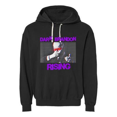 Dark Brandon Rising Saving America Political Garment-Dyed Fleece Hoodie