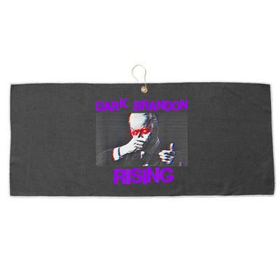 Dark Brandon Rising Saving America Political Large Microfiber Waffle Golf Towel